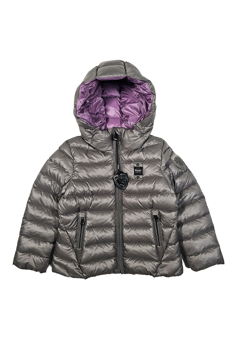 Graue Jacke für Mädchen