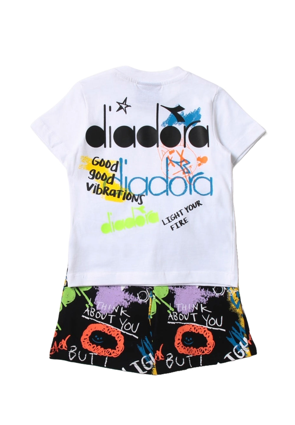 Completo bianco-nero per bambino - Primamoda kids