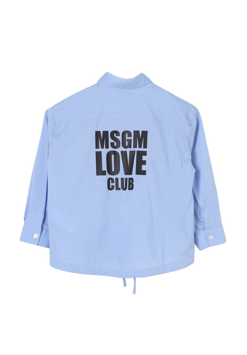 Camisa celeste para niña