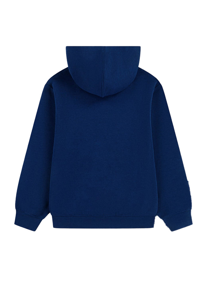 Sudadera con capucha azul para niño