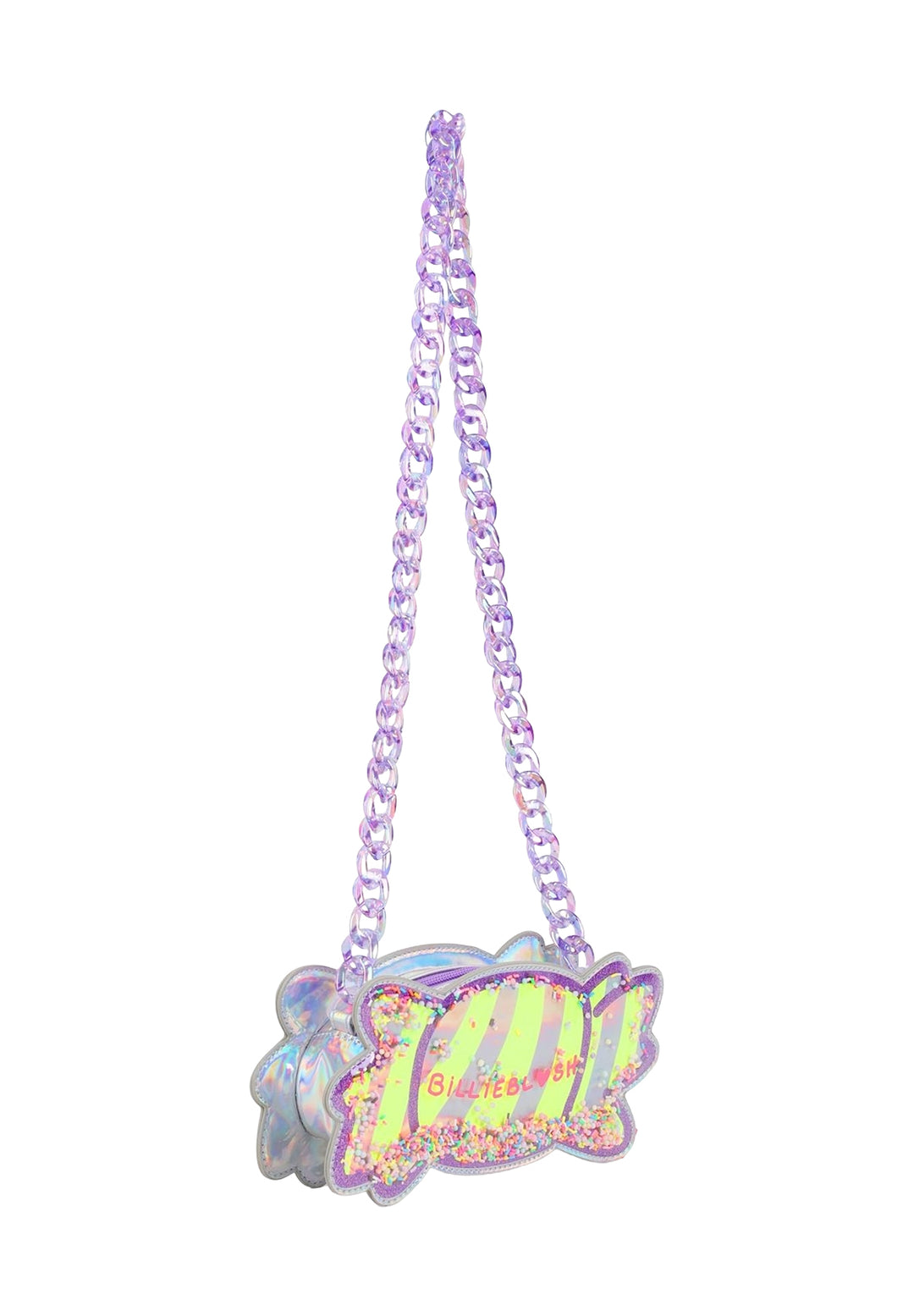Bolso plateado para niña