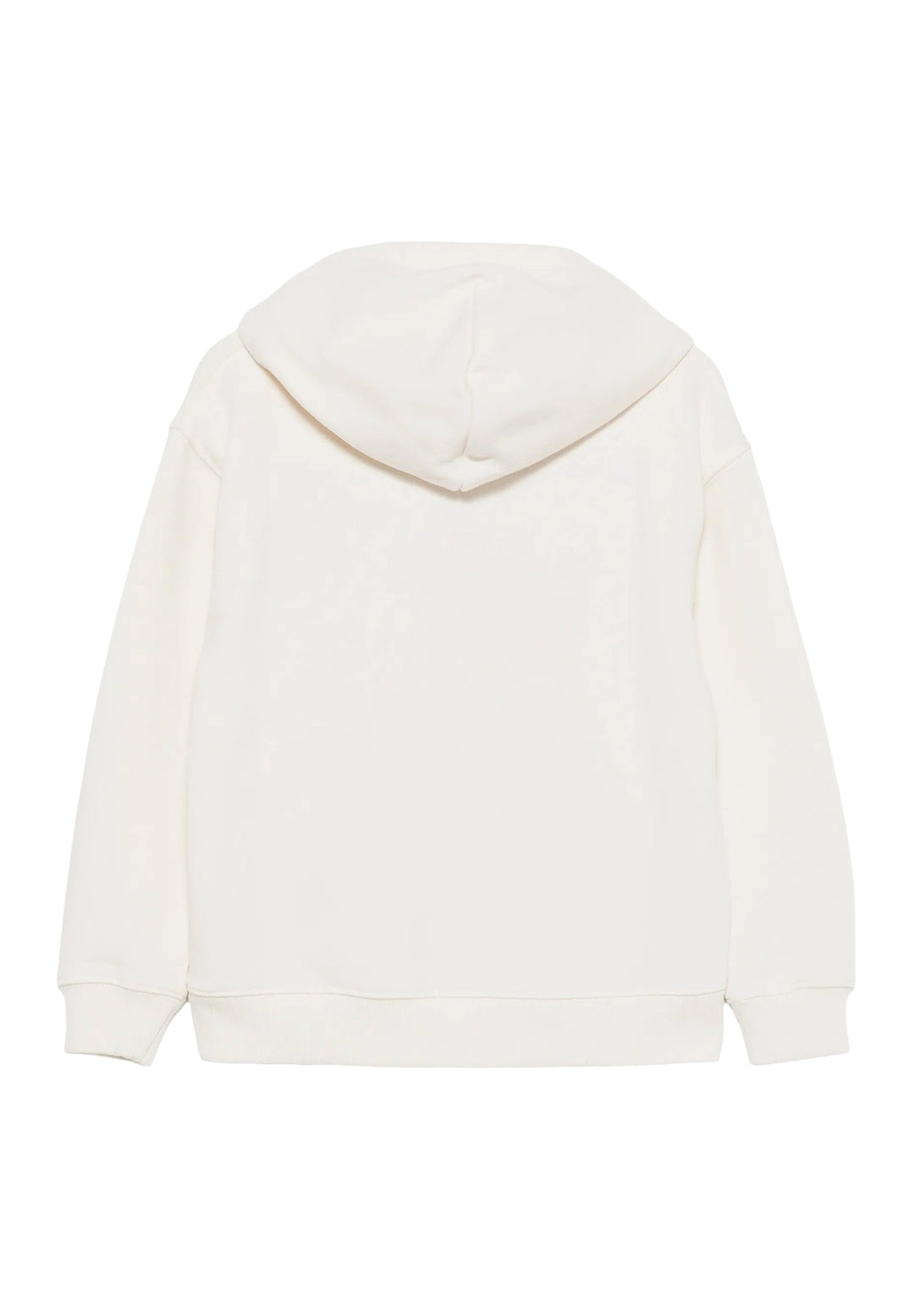 Weißer Kapuzenpullover für Mädchen