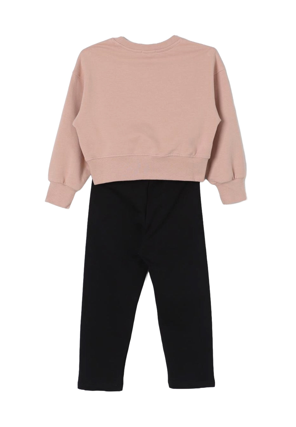 Pink and black tracksuit for girls