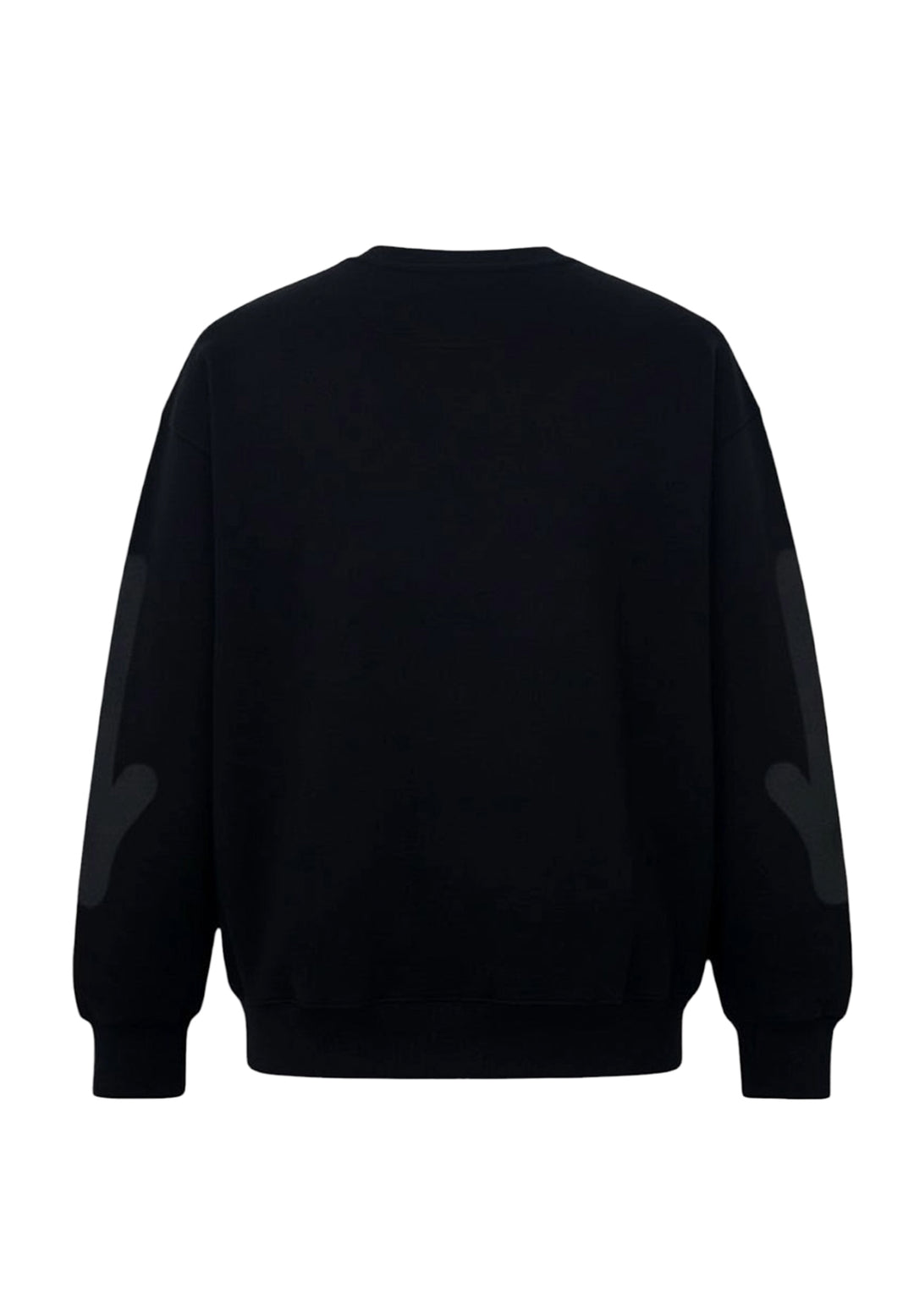 Schwarzes Sweatshirt mit Rundhalsausschnitt für Kinder