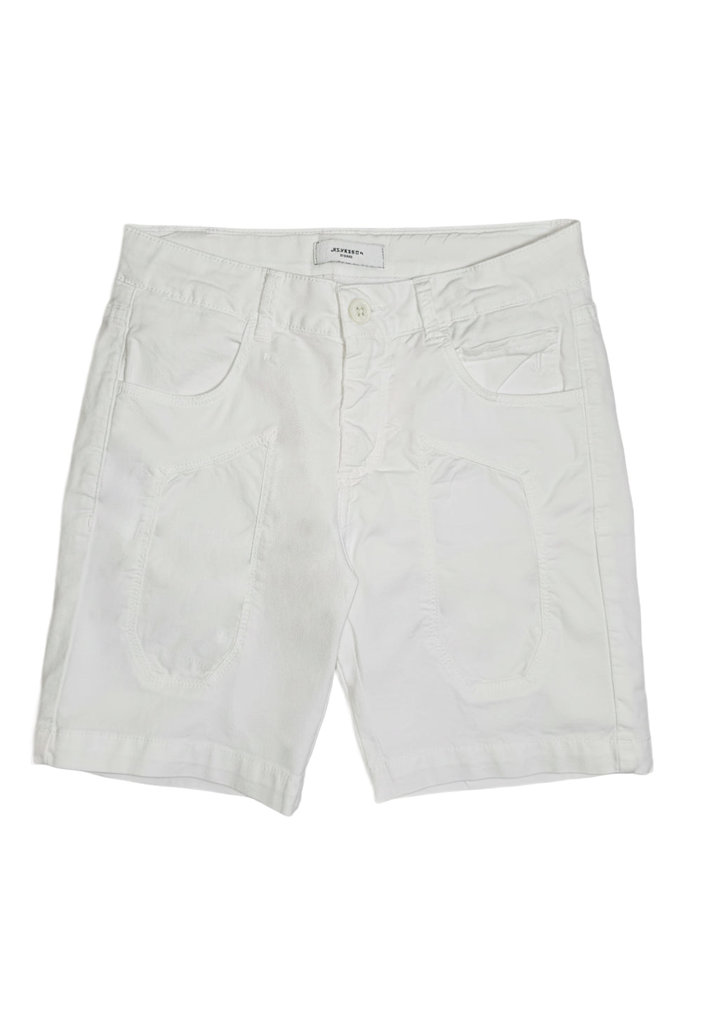 White Bermuda shorts for boys