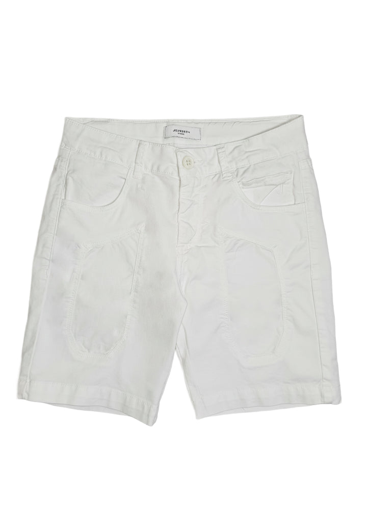 White Bermuda shorts for boys