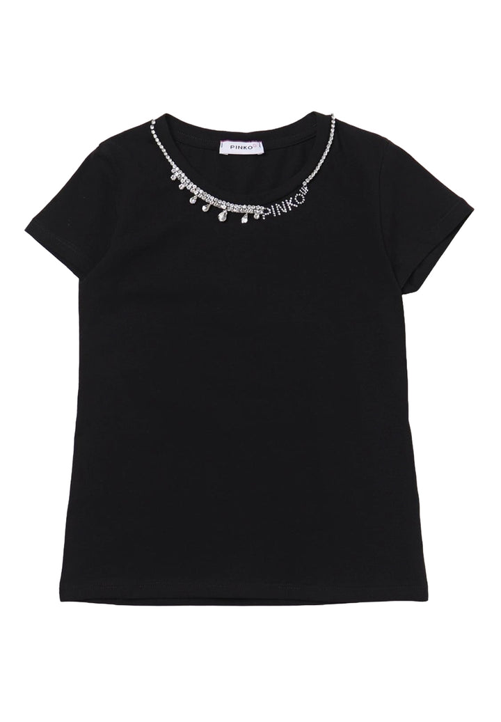 T-shirt noir pour fille