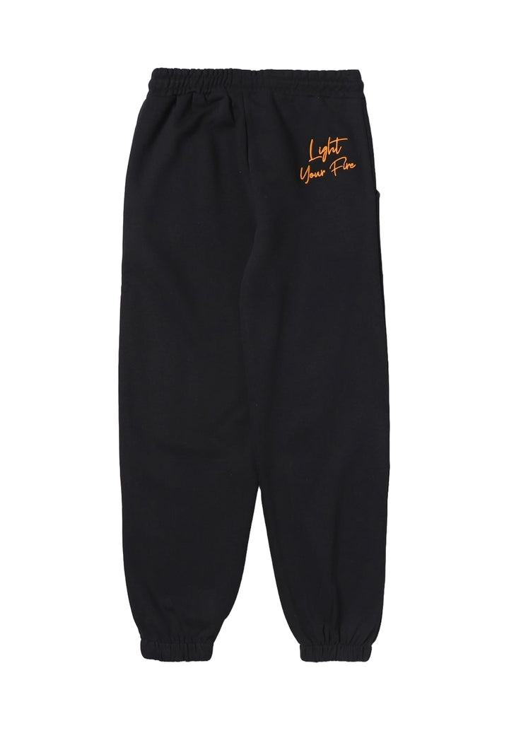 Pantalon de survêtement noir pour fille