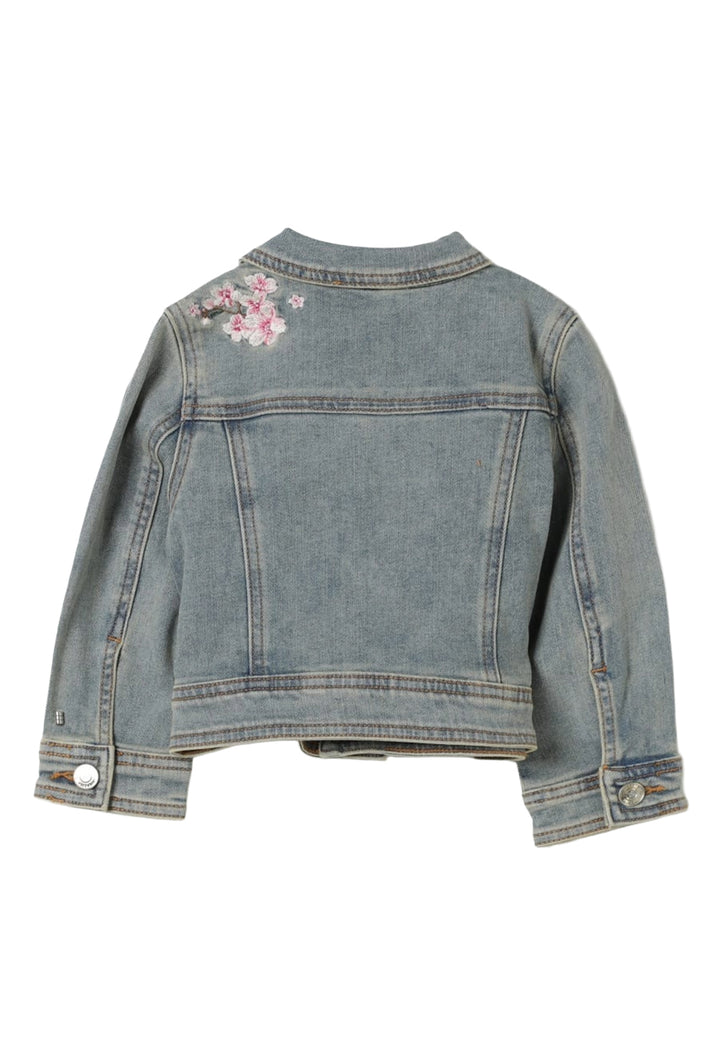 Chaqueta vaquera gris para niña