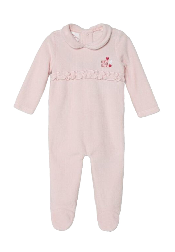 Barboteuse rose pour bébé fille