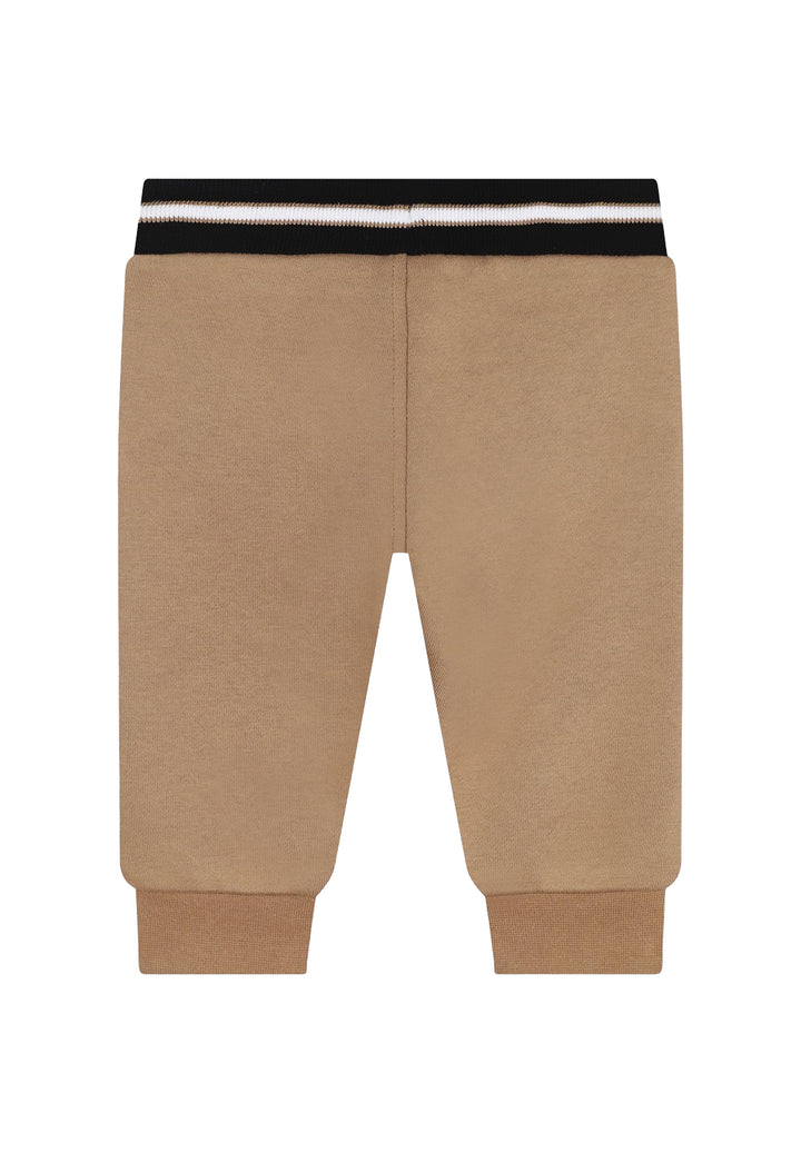 Pantalón de chándal beige para niño