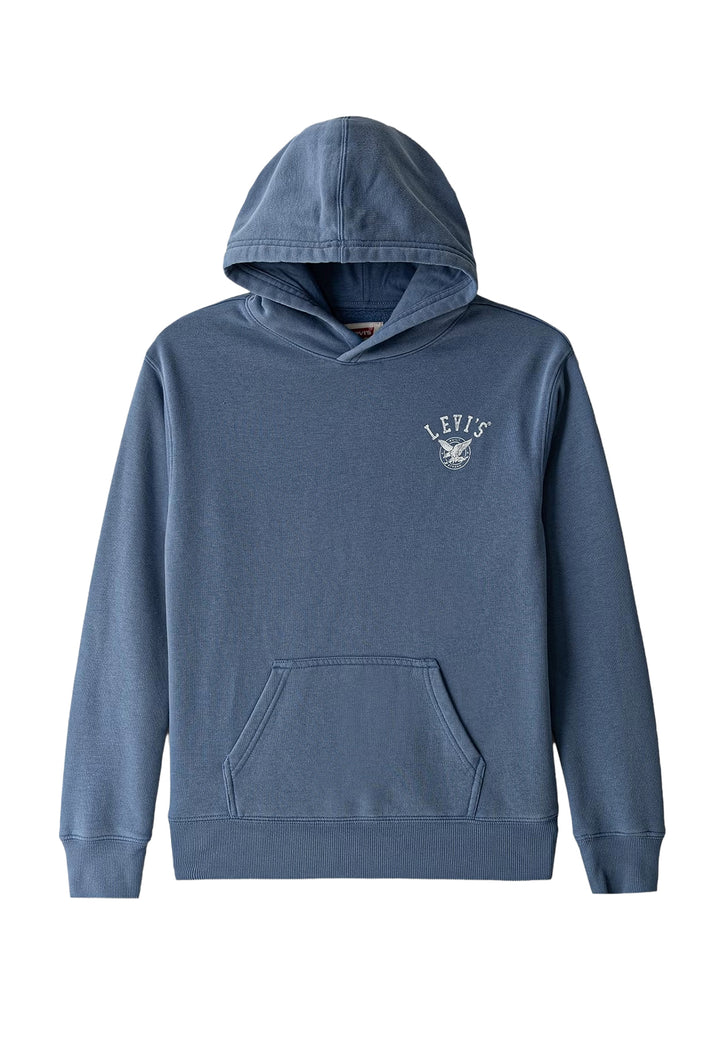 Sudadera con capucha celeste para niño