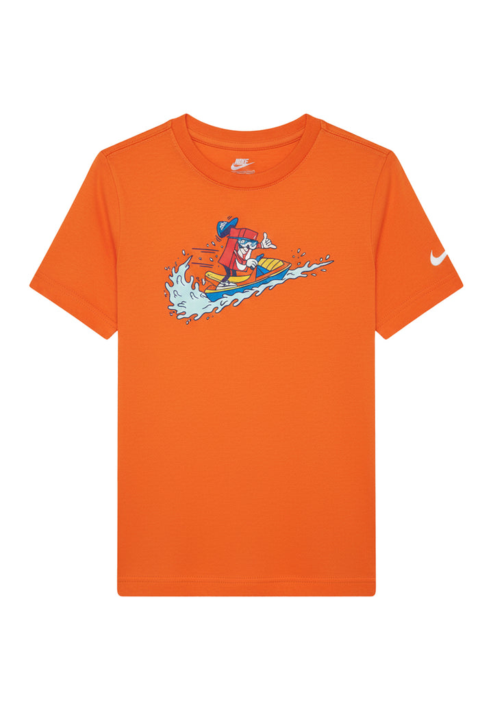 Camiseta naranja para niño