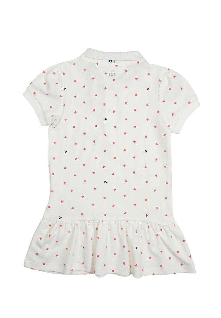 Robe blanche pour bébé fille nouveau-né