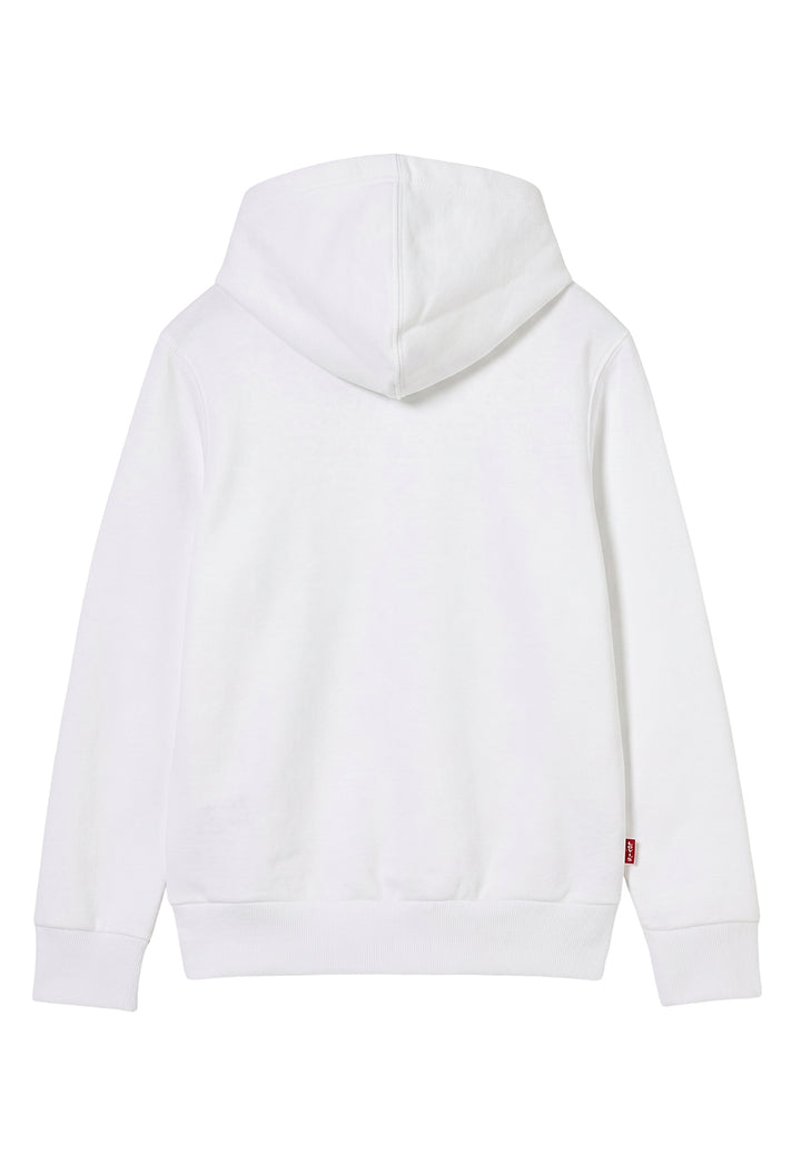 Sudadera con capucha blanca para niño