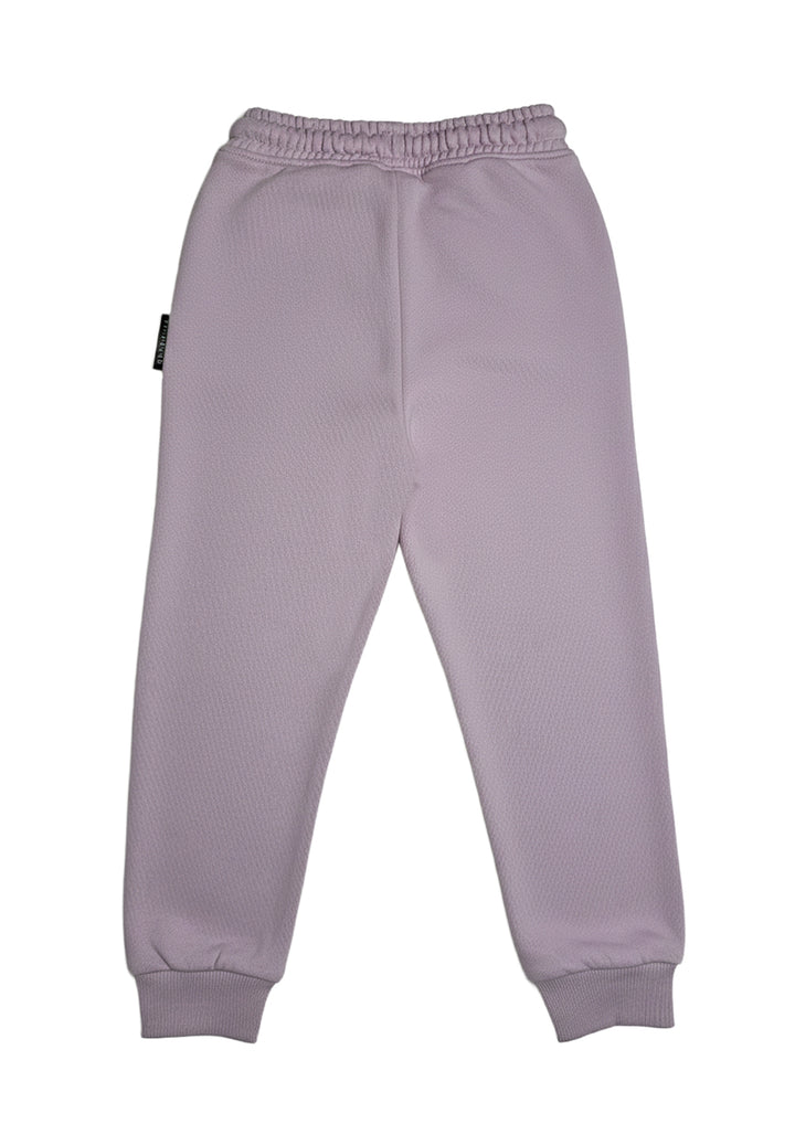 Lilac sweatpants for baby girl