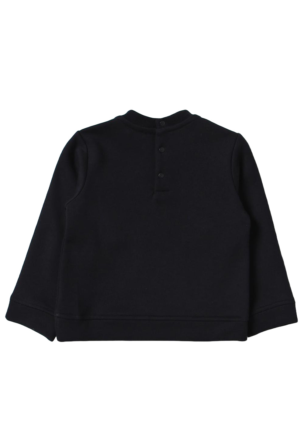 Sudadera de cuello redondo azul marino para bebé