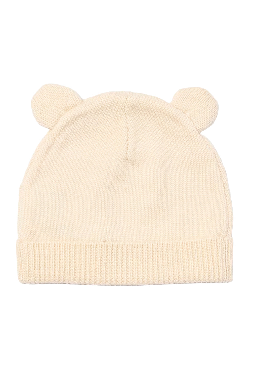Beige Mütze für Neugeborene