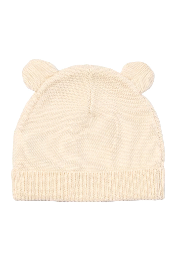 Beige Mütze für Neugeborene