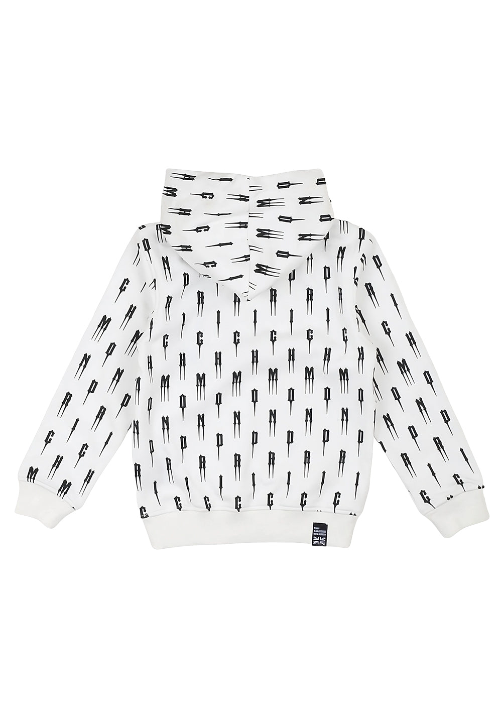 Sweat à capuche blanc pour enfants