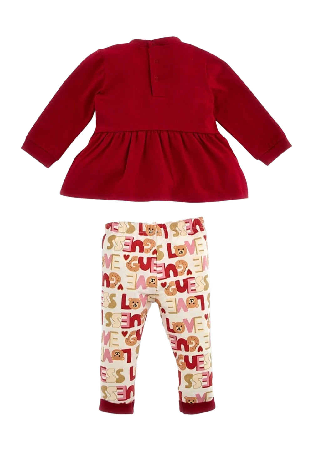 Mehrfarbiges Outfit für Babymädchen