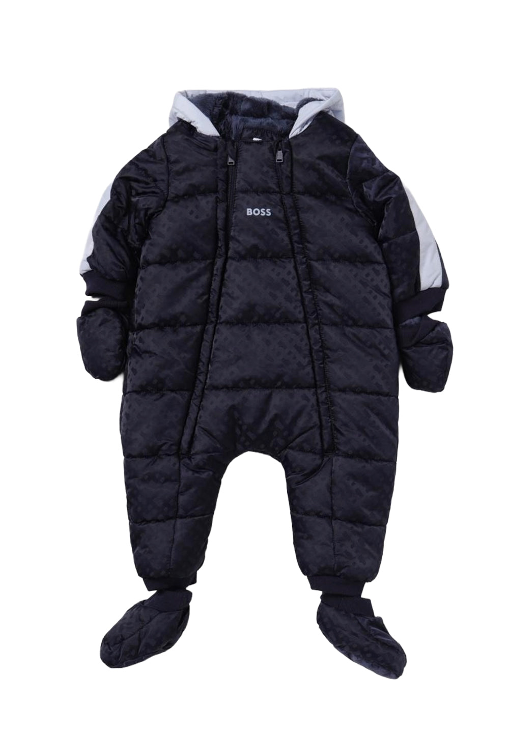 Blue tracksuit jacket for newborn