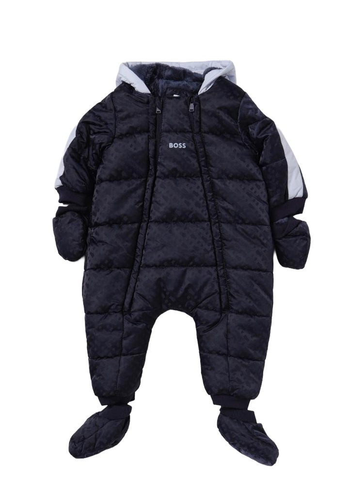 Blue tracksuit jacket for newborn
