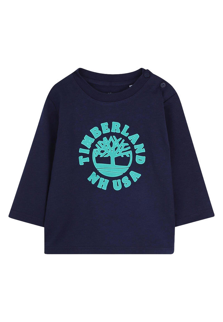 Camiseta azul para bebé