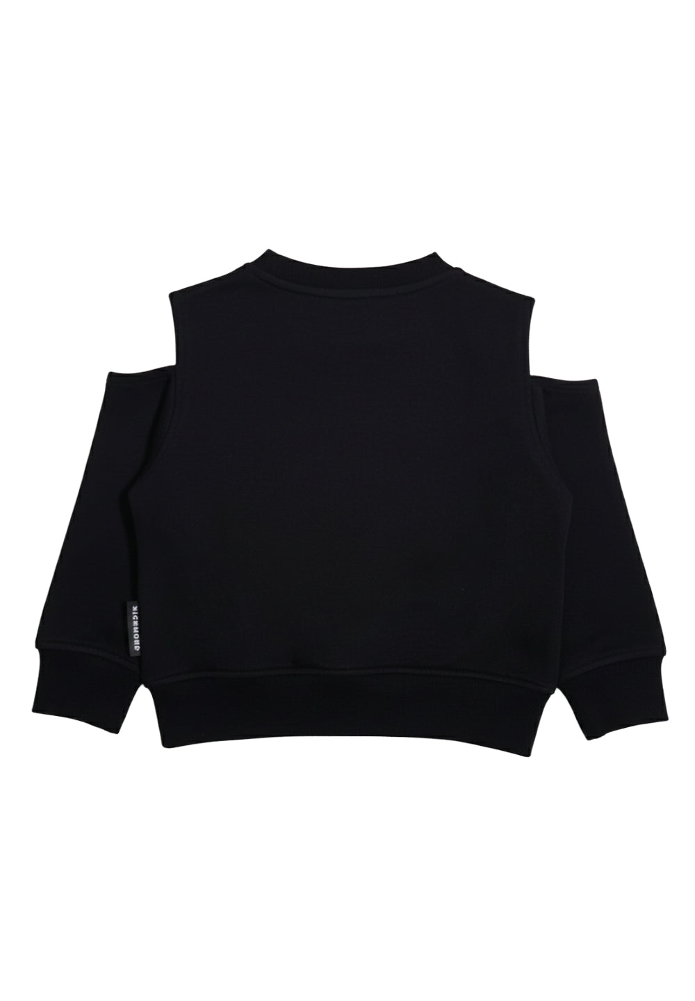 Black crew neck sweatshirt for girls