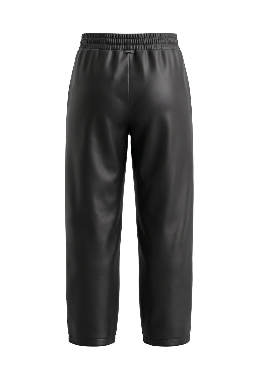 Schwarze Öko-Lederhose für Mädchen