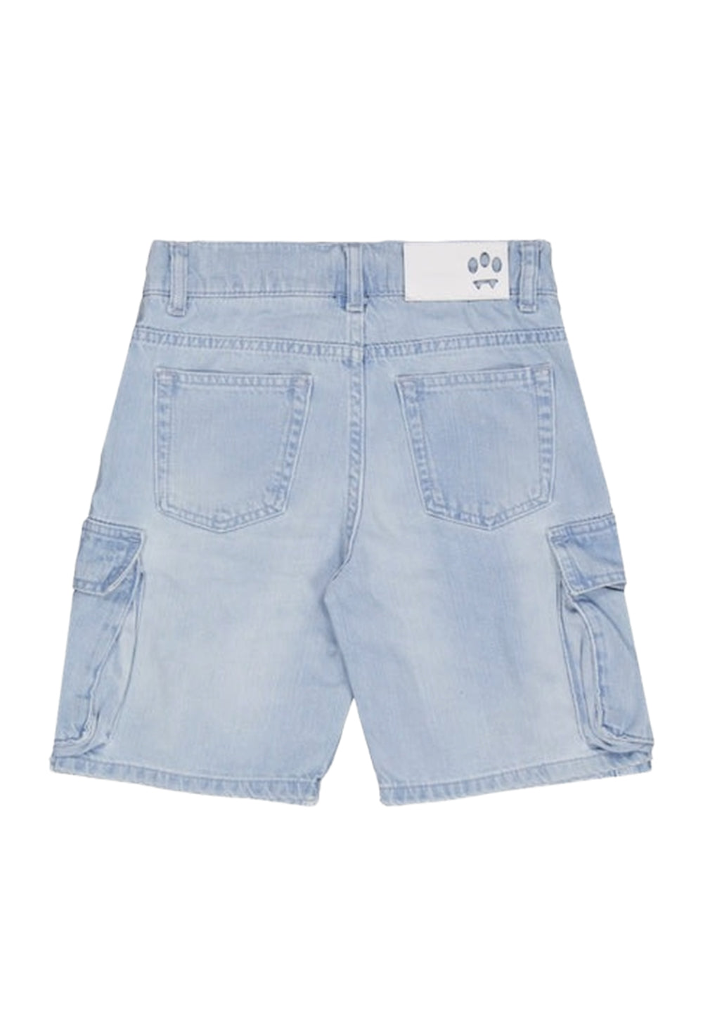 Blue denim Bermuda shorts for boys