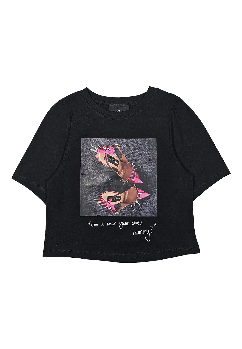 T-shirt noir pour fille