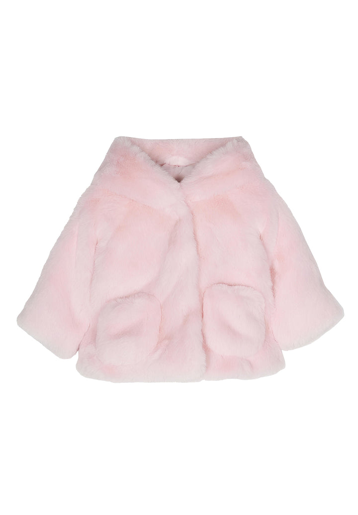 Manteau rose pour fille