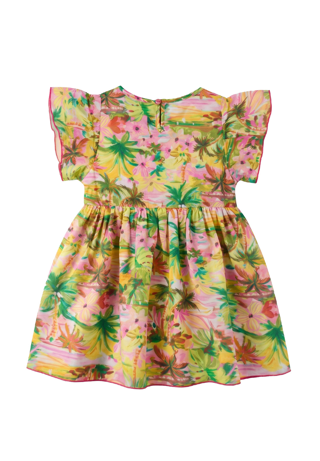 Mehrfarbiges Kleid für Babymädchen