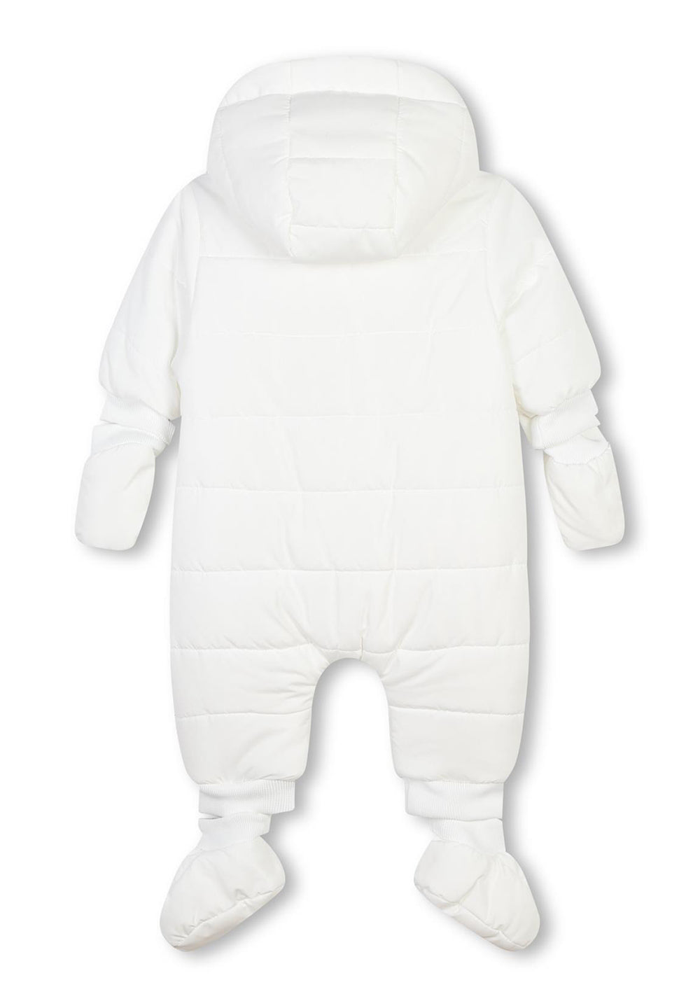 Cream-colored baby jumpsuit