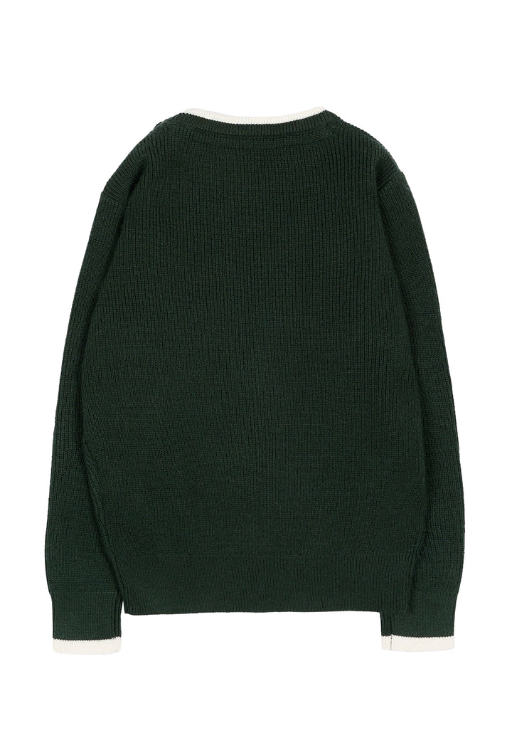 Jersey verde para recién nacido