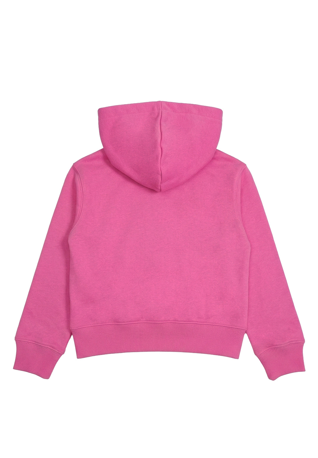 Fuchsia hooded sweatshirt for girls