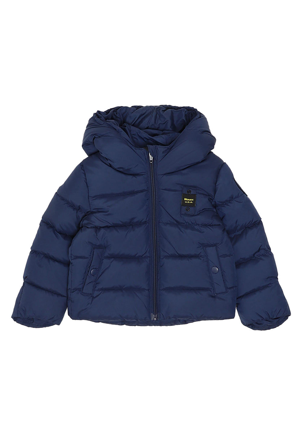 Blaue Jacke für Neugeborene