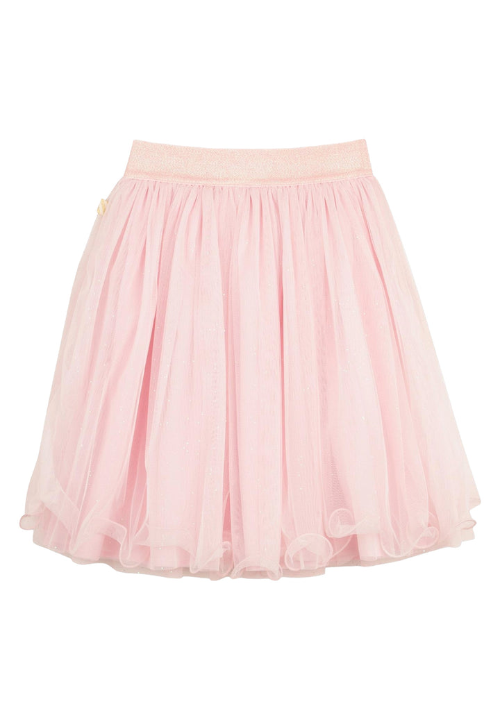 Pink tulle skirt for baby girl