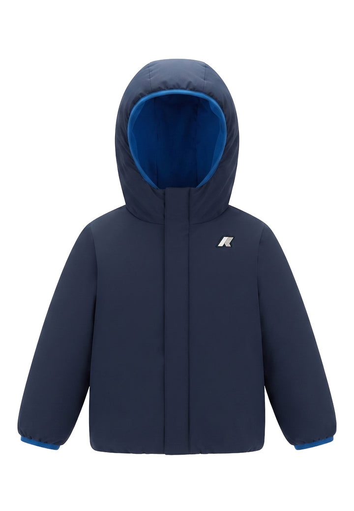 Reversible royal blue baby jacket