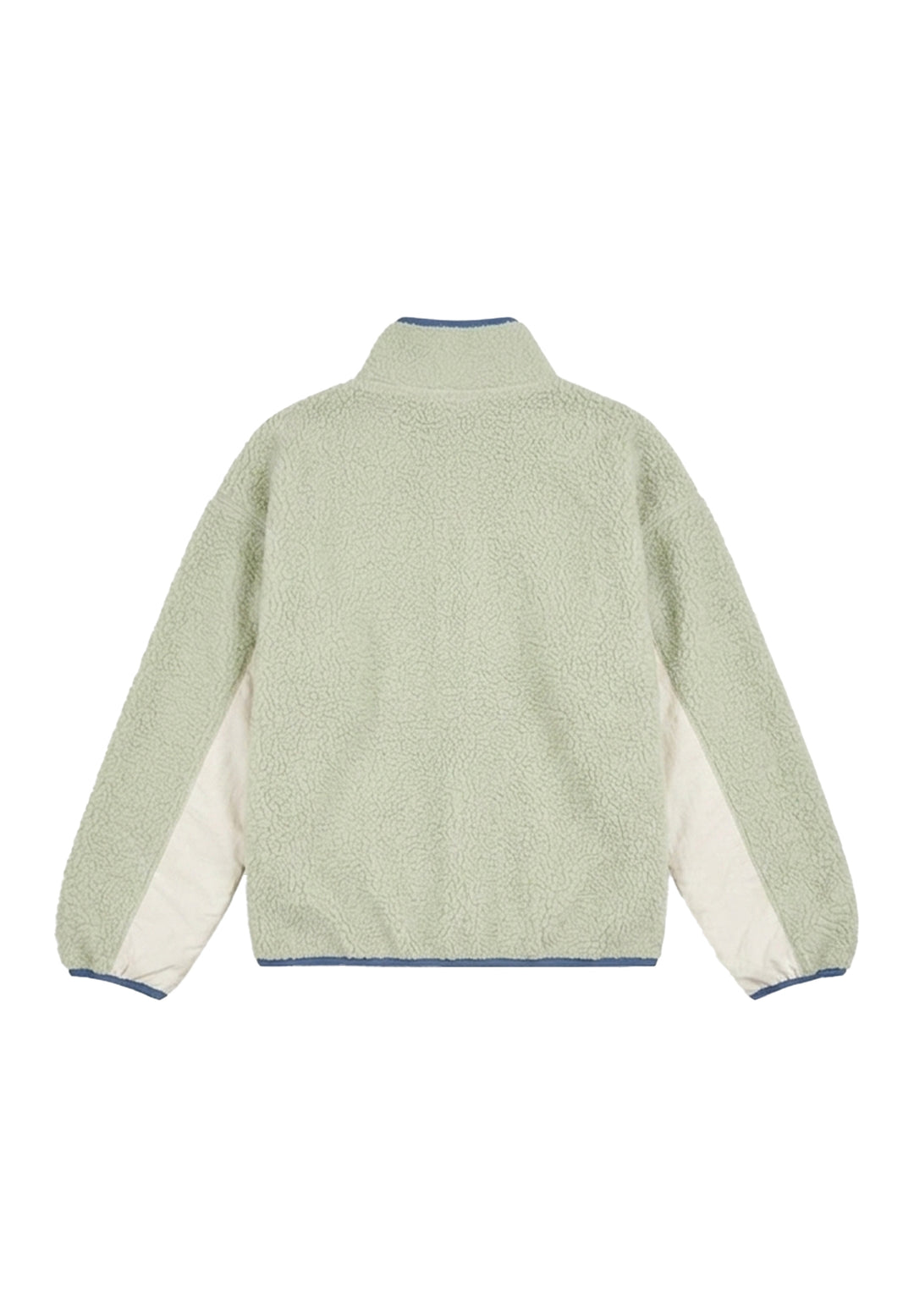 Fleece-Reißverschluss-Sweatshirt in Grün für Kinder