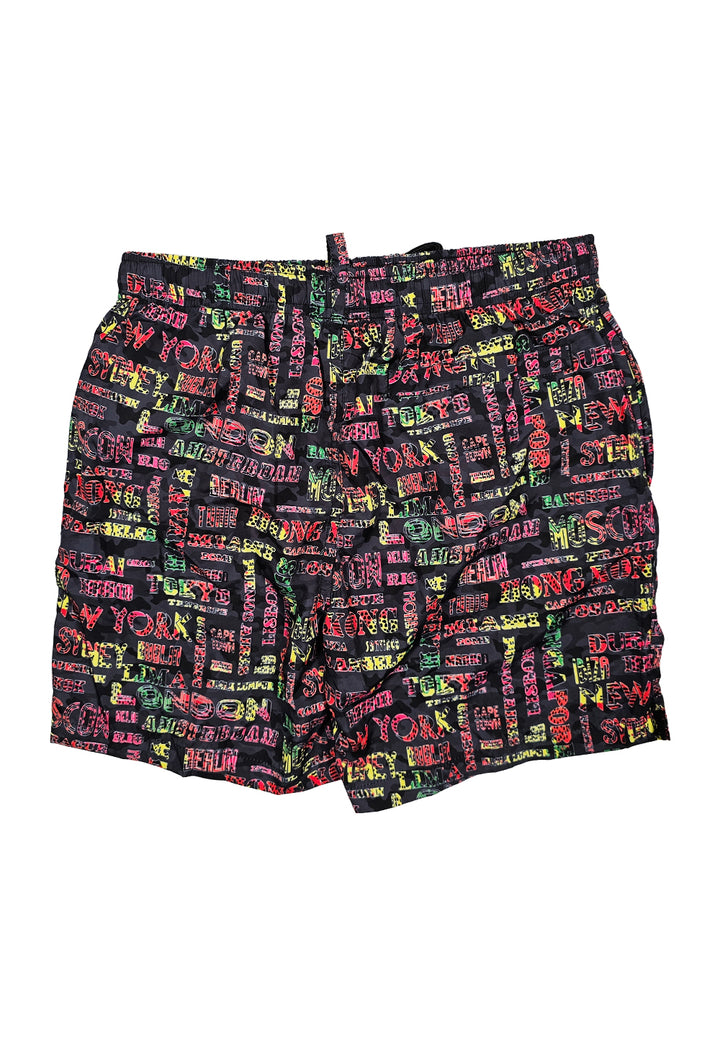 Schwarzes Boxerkostüm für Jungen