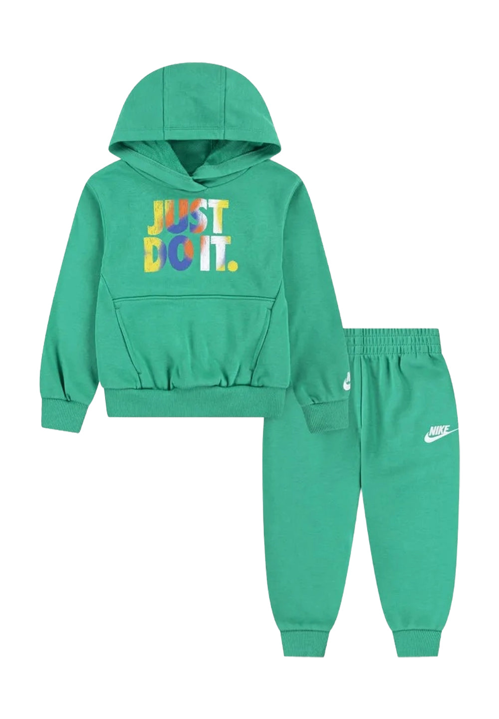 Grünes Sweatshirt-Set für Neugeborene