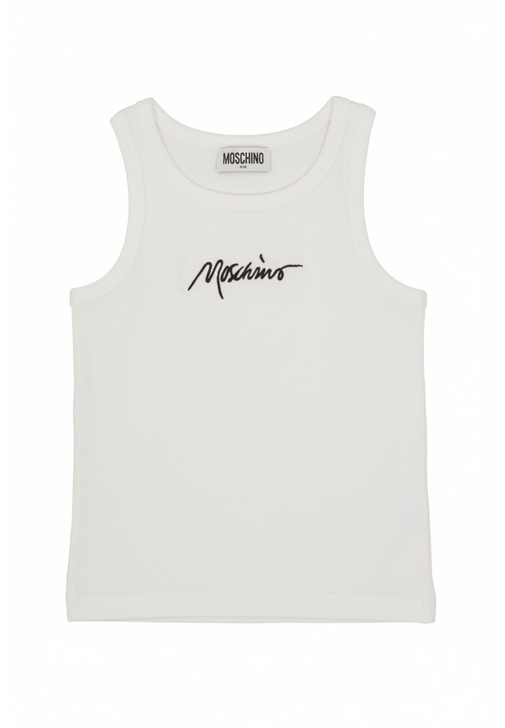 Camiseta de tirantes blanca para niña