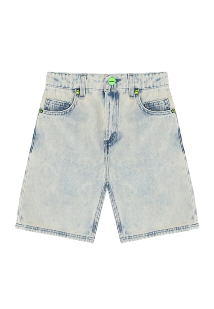 Blue denim Bermuda shorts for boys
