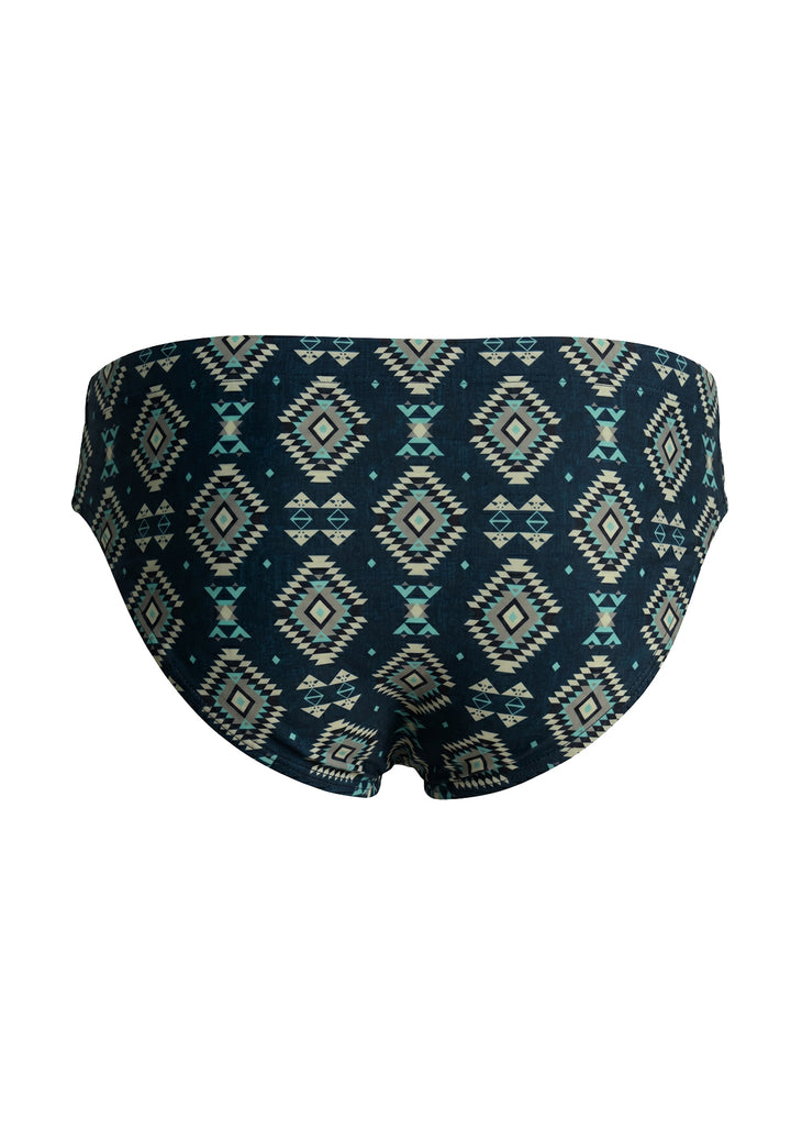 Bañador tipo slip azul para niño