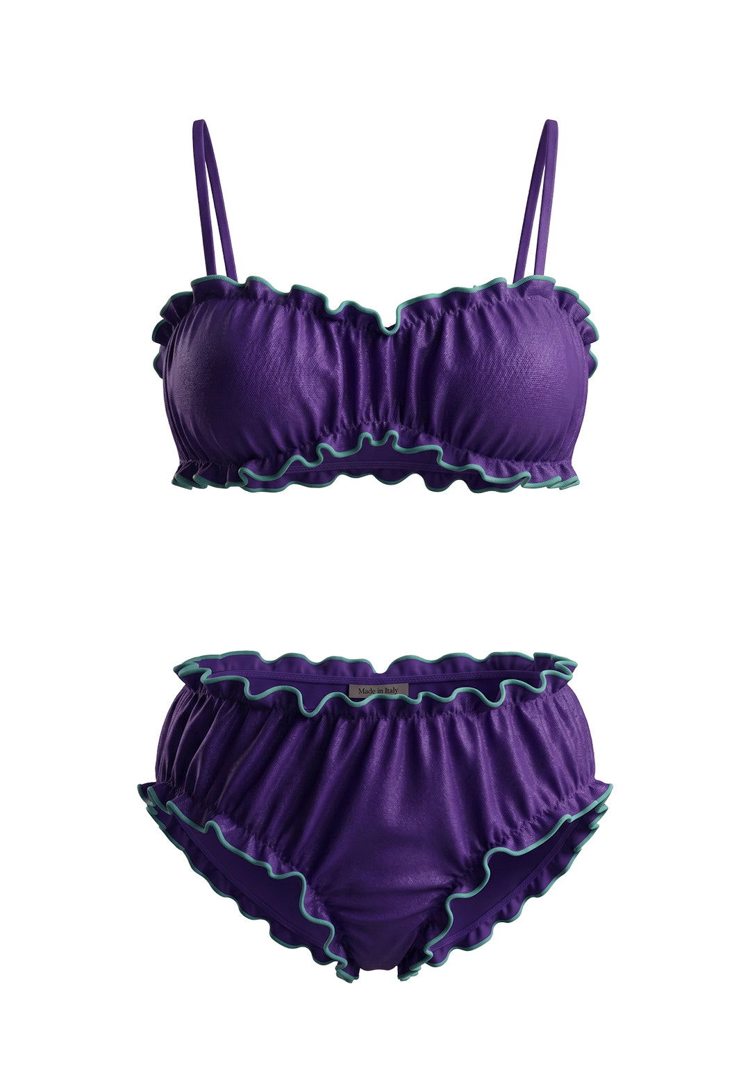 Lila Bikinikostüm für Mädchen