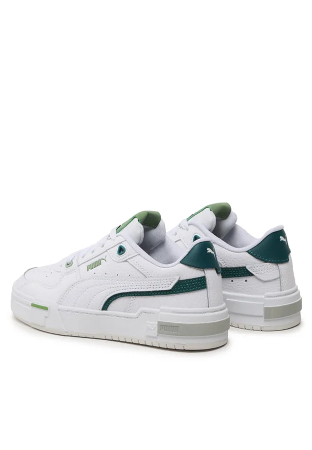 Chaussures blanches et vertes pour enfants