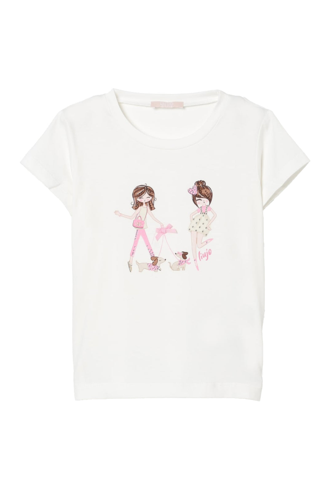 Baby girl's white t-shirt