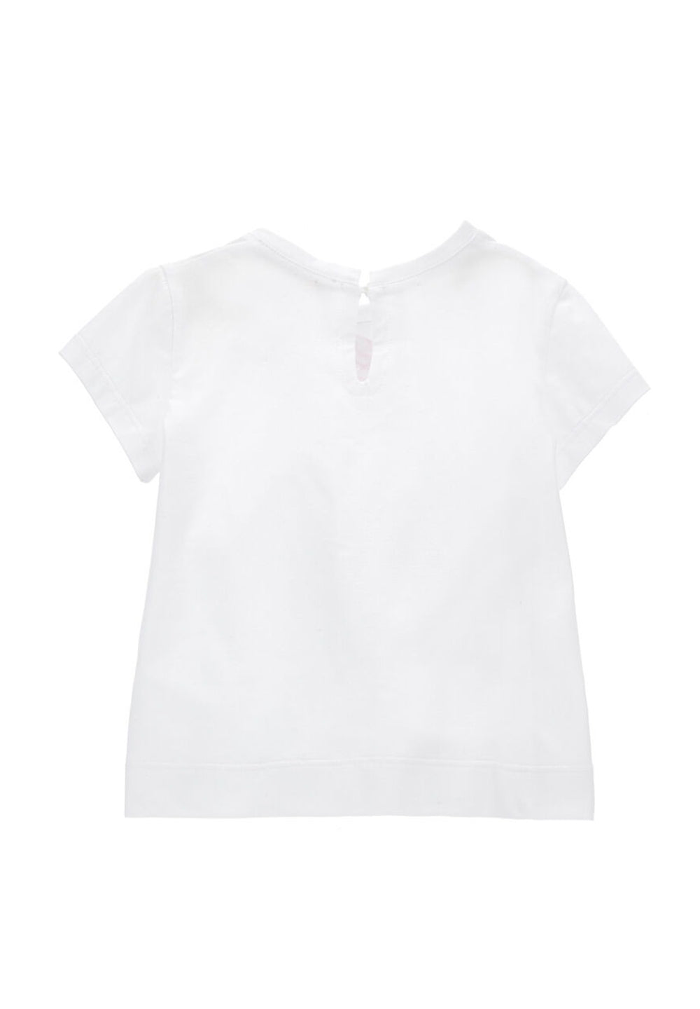 Camiseta blanca para bebé niña